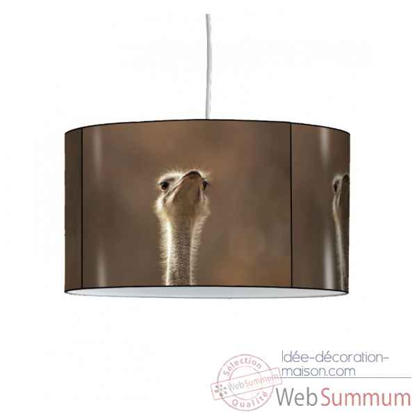 Lampe suspension animaux sauvages autruche -AS1217SUS